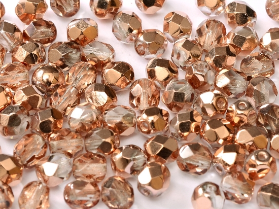 Picture of Fire-Polished 6mm Crystal Capri Gold x25 