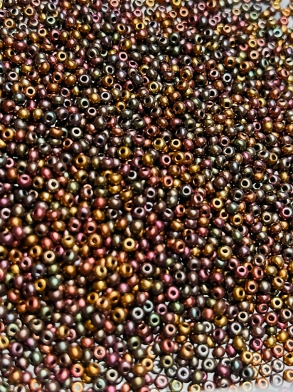 Picture of Czech Seed Beads 11/0 Bronze Iris Gold x10g