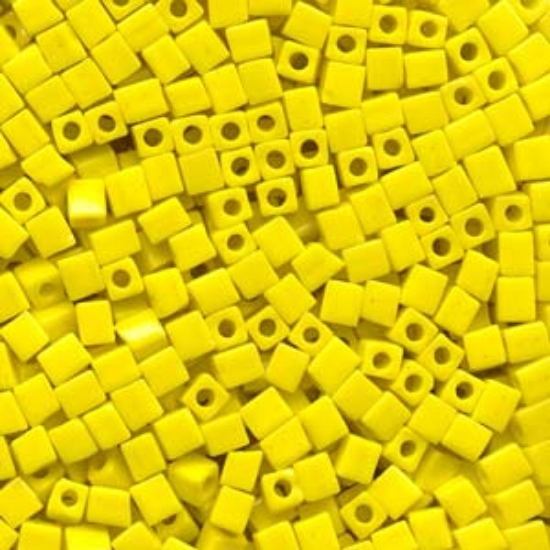 Picture of Miyuki Cubes 3mm SB3-404 Opaque Yellow x10g