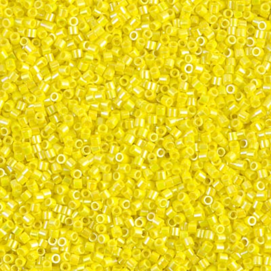 Picture of Miyuki Delica 15/0 DBS160 Opaque Yellow AB x5g