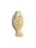 Picture of Bone Bead Fish 40x18mm Antiqued White x1