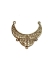 Picture of Link Flower pattern carved 32x29mm Gold Tone x1
