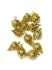 Picture of Component Filigree Drop 20x12mm w/ 2 loops Gold Plate x1