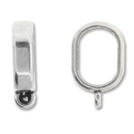 Picture of Licorice Spacer 7x19mm 10x7mm w/Loop Antiqued Silver x1 