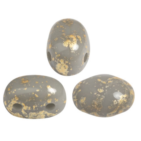 Picture of Samos® par Puca® 7x5mm Opaque Grey Splash x10g