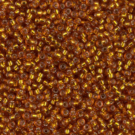Picture of Miyuki Rocaille 11/0  2422 Silver-Lined Topaz x10g
