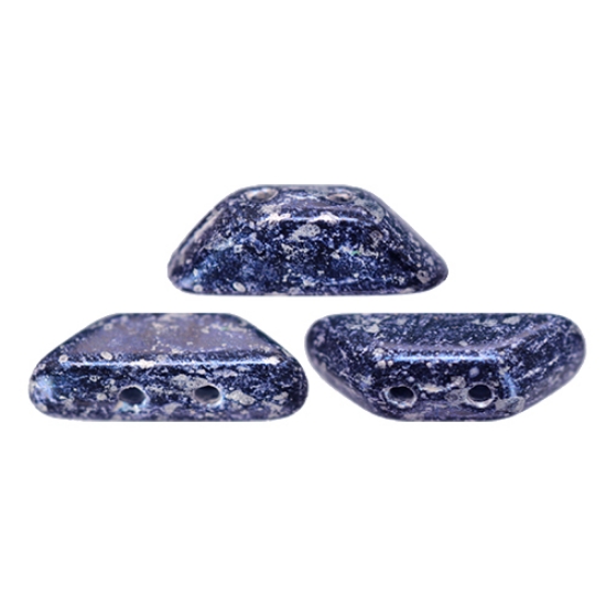 Picture of Tinos® par Puca® 4x10mm Tweedy Blue x10g