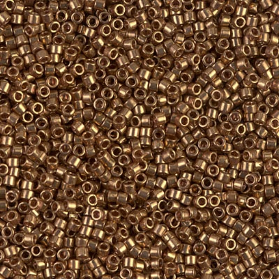Picture of Miyuki Delica 11/0 DB22L Metallic Light Bronze x5g