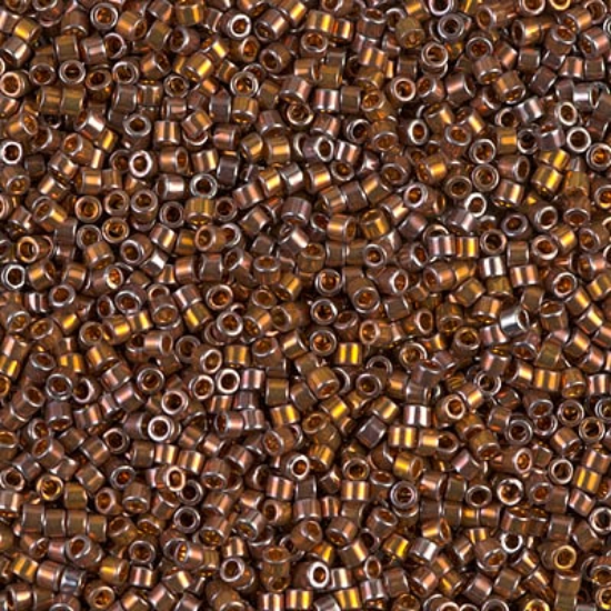 Picture of Miyuki Delica 11/0 DB506 24kt Red Gold Iris x5g