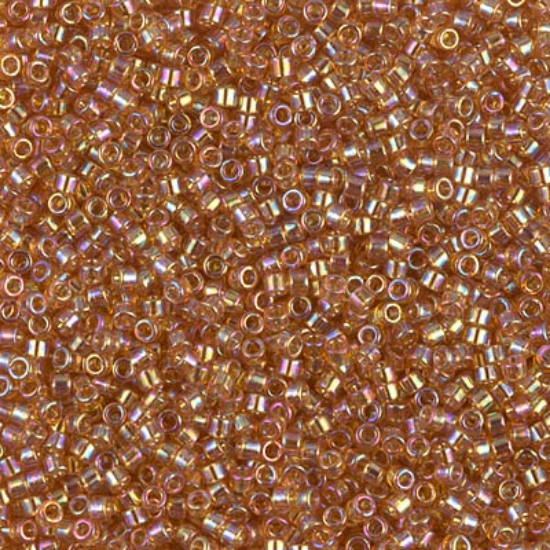 Picture of Miyuki Delica 11/0 DB1241 Transparent Marigold AB x10g