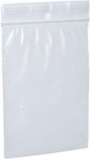 Picture of Ziplock bags plastic 70x100mm 50 micron x100