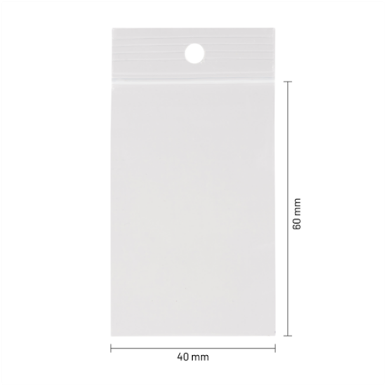 Picture of Ziplock bags plastic 40x60mm 50 micron x100
