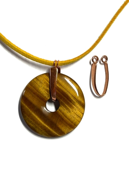 Picture of Donut Bail 24x5mm Copper Plated x1