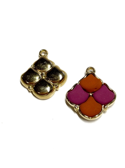 Picture of Manalis Ginko Pendant Setting 24Kt Gold Plate x1
