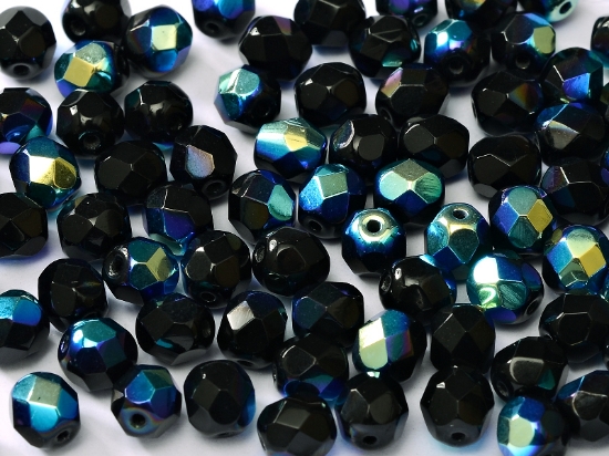 Picture of Fire-Polished 6mm Jet AB x25