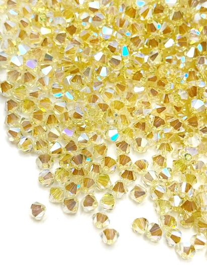 Picture of Preciosa Bead Rondell 4mm Jonquil AB2X x100