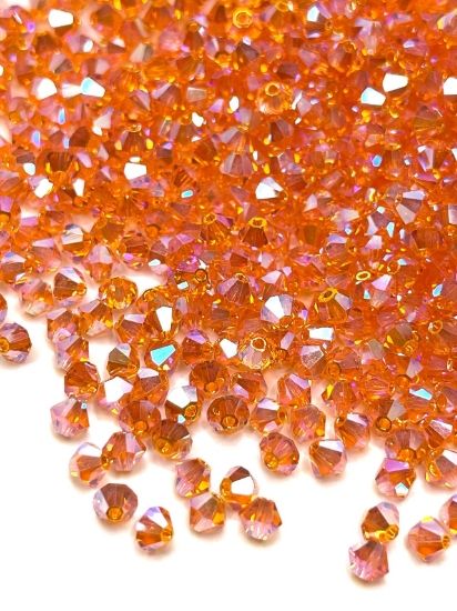 Picture of Preciosa Bead Rondell 4mm Sun AB2X x100