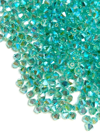 Picture of Preciosa Bead Rondell 4mm Caribbean Sea AB2X x100