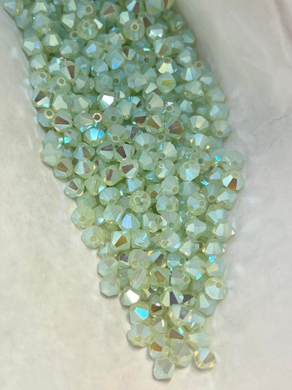 Picture of Preciosa Bead Rondell 4mm Chrysolite Opal AB2X x100