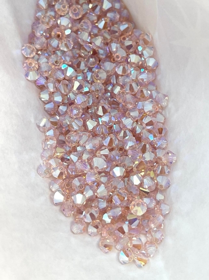 Picture of Preciosa Bead Rondell 4mm Light Rose AB2X x100