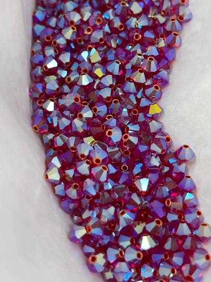 Picture of Preciosa Bead Rondell 4mm Light Siam AB2X x100