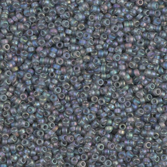 Picture of Miyuki Seed Beads 15/0 152FR Mat Gray AB x10g