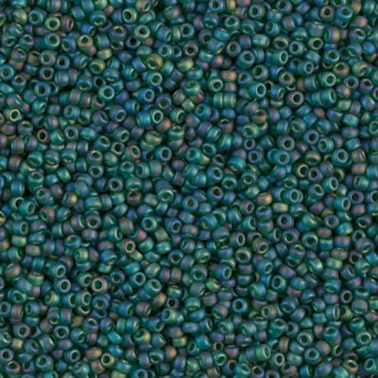 Picture of Miyuki Seed Beads 15/0 156FR Mat Emerald AB x10g