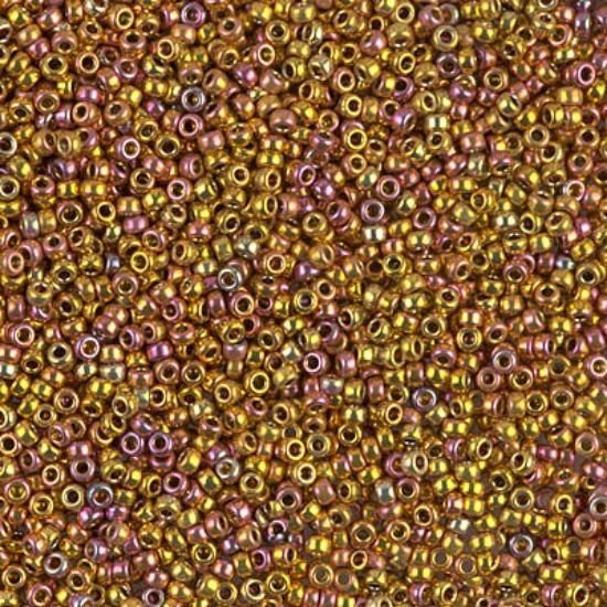 Picture of Miyuki Seed Beads 15/0 199 24Kt Gold Iris x5g
