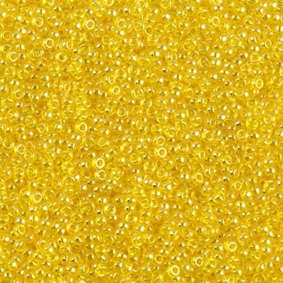 Picture of Miyuki Seed Beads 15/0 163 Transparent Yellow Luster x10g