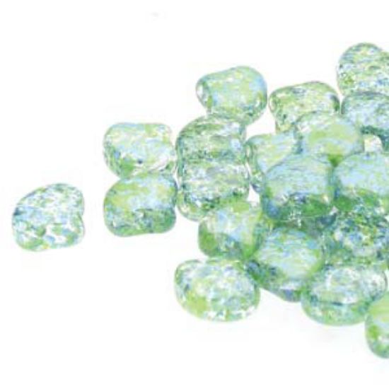 Picture of Ginko 7.5 mm  Confetti Splash Blue Green x10g