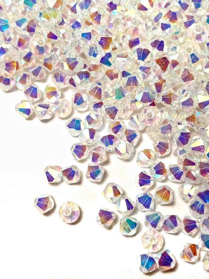 Picture of Preciosa Bead Rondell 4mm Crystal AB2X x100