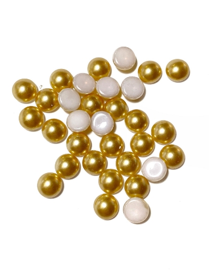 Picture of Preciosa Nacre Cabochon 6mm Gold Pearl x10