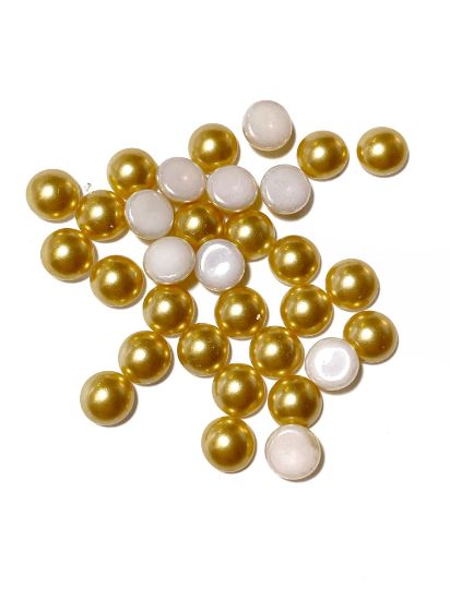 Picture of Preciosa Nacre Cabochon 6mm Gold Pearl x1