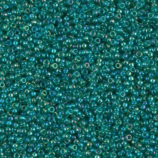 Picture of Miyuki Seed Beads 15/0 295 Transparent Emerald AB x10g