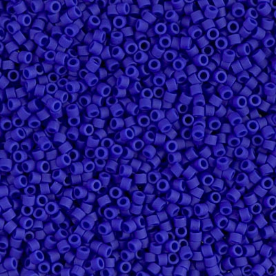 Picture of Miyuki Delica 11/0 DB756 Mat Opaque Royal Blue x10g