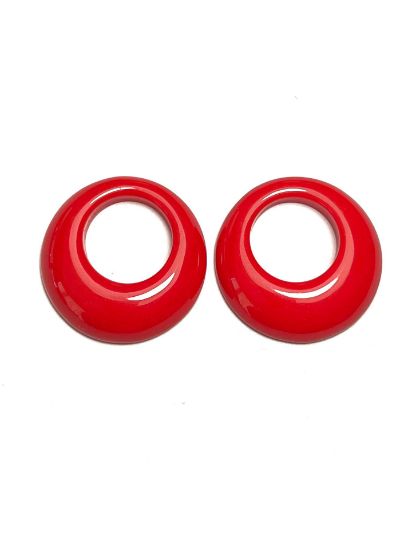 Picture of Acrylic element Round 30 mm Red x2