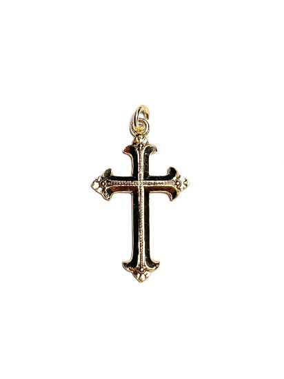 Picture of Cross Croix Kruis 34 mm Gold Tone x5