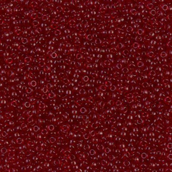 Picture of Miyuki Seed Beads 15/0 141D Transparent Dark Ruby  x10g