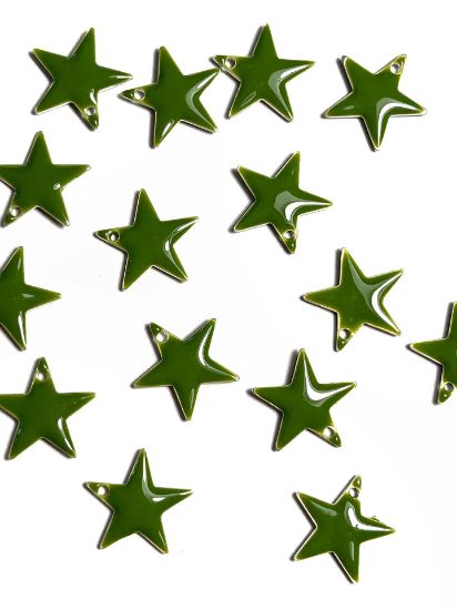 Picture of Candy Epoxy Star 12mm Khaki x1