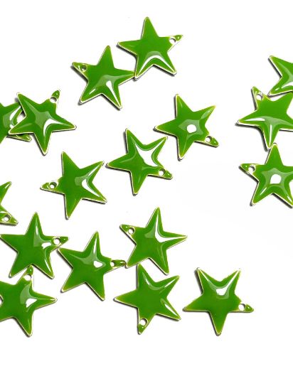 Picture of Candy Star 12mm Green x2