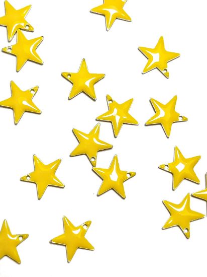 Picture of Candy Star 12mm Yellow x2