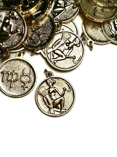 Picture of Charm Zodiac Virgo 25mm Gold Tone x1