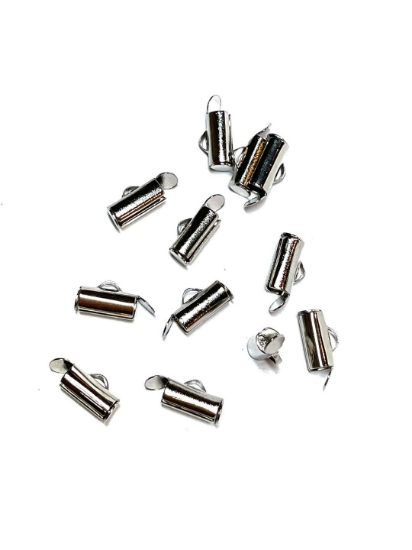 Picture of Slide End Tube 10mm Silver x10