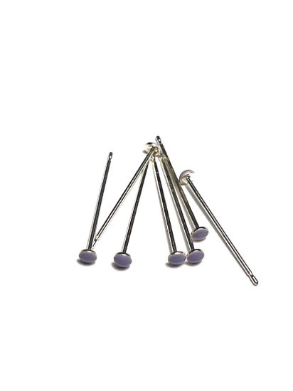 Picture of Candy Epoxy Headpin 24mm Light Purple x2