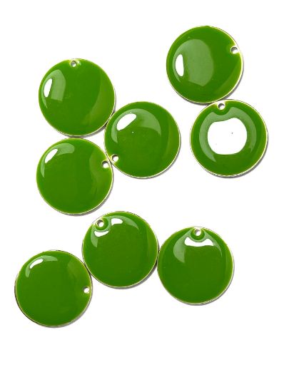 Picture of Candy Epoxy Round 18mm Green x1