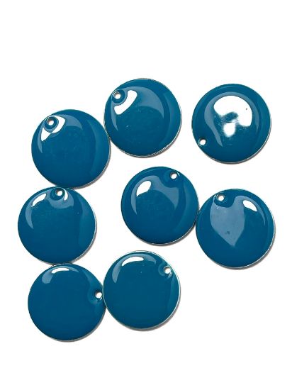 Picture of Candy Epoxy Round 18mm Blue x1