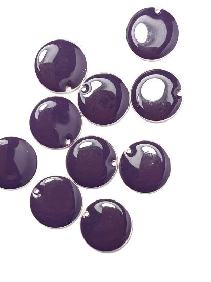 Picture of Candy Epoxy Round 18mm Purple x1