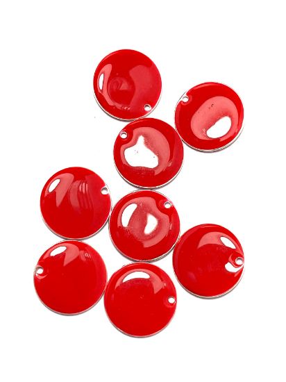 Picture of Candy Epoxy Round 18mm Red x1
