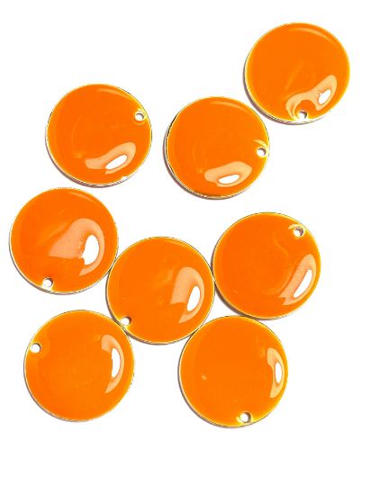 Picture of Candy Epoxy Round 18mm Orange x1