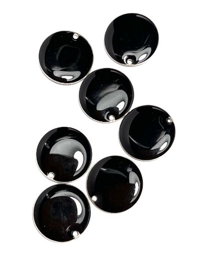 Picture of Candy Epoxy Round 18mm Black x1